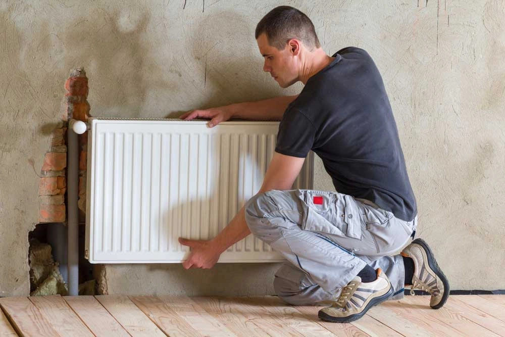 Instalace radiátoru instalatérem